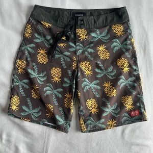 BRIXTON Tropical Aloha Board Shorts | Swimwear Trunks Mens size 30-31